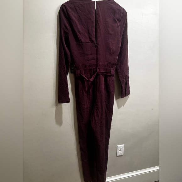 Express purple Jumpsuit size 6 fall lightweight feminine casual - Picture 10 of 16